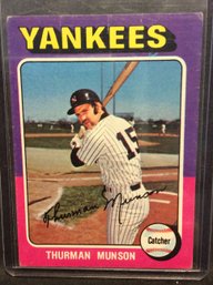 1975 Topps Thurman Munson - K