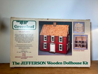 Vintage Wooden Dollhouse Kit - New In Box
