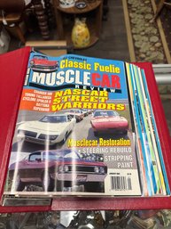 1989 Muscle Car Monthly Magazines In A Red Hard Cover.   ET  -