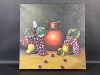 Still Life Reproduction On Canvas