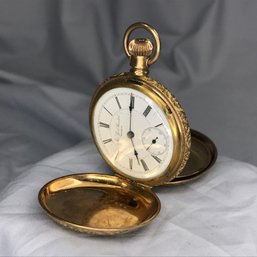 Very Nice Antique Pocket Watch - NEW YORK STANDARD - Double Case - Watch Needs Repair / Restoration - 1880-95