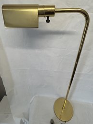 Vintage Ca. 1970 GEORGE HANSEN For METALARTE Brass Tent Shade Floor Lamp