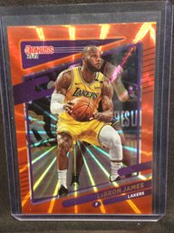 2021-22 Panini Donruss LeBron James Orange Laser - K