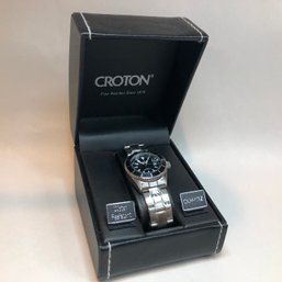 Fantastic Brand New $250 Ladies CROTON - AQUAMATIC Divers Watch In Original Box - BRAND NEW - Never Worn