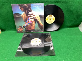 Todd Rundgren. Back To The Bars On 1978 Bearsville Records. Double LP Record.