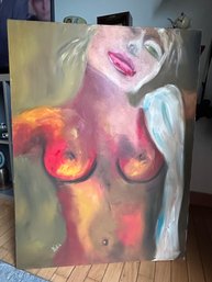 Original NICOLE MATHIEAU 'NIKO' Oil Painting- NO SHIPPING