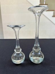 Retro Glass Bud Vases