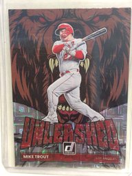 2022 Panini Donruss Mike Trout Unleashed Insert Card - K