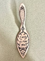 Molly Hatch 'This Is For You' Ceramic Pie Cake Server For Anthropologie