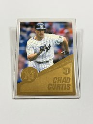 Danbury Mint 22kt Gold Leaf 1999 World Series NY Yankees Chad Curtis Sealed