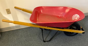 Nice Ace Red Metal Wheel Barrow (A)