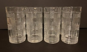 New Ralph Lauren Highball Glasses In Glen Plaid #2