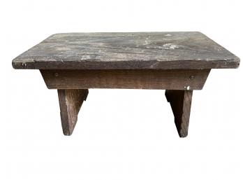 Primitive Footstool/step Stool