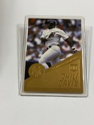 Danbury Mint 22kt Gold Leaf 1999 World Series NY Yankees Chili Davis Sealed