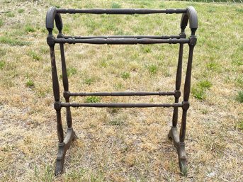 An Antique Blanket Rack