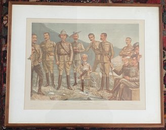 Original Print Of A Vanity Fair Cartoon