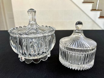 Vintage Glass Jars- Great Design- Timeless