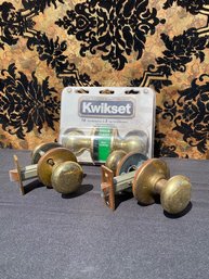 3 Sets Of Vintage Doorknobs