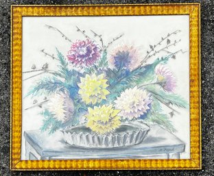 An Original Still Life Pastel, H. Fogal