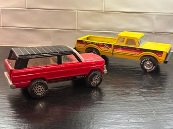 Pair Of Vintage Tonka & NYLINT Toy Trucks