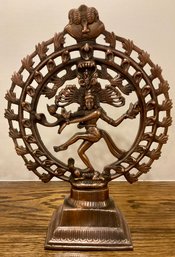 Alluring Vintage God Of Dance NATARAJA Lord Shiva Hindu Statue