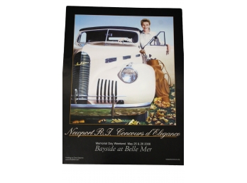 Bayside At Belle Mer Katharine Hepburn Poster Newport R.I. Concours D Elegance Chris Osborne 2008