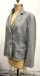 Womans Escada Single Breasted Wool Three Button Blazer- EU46/US12-14