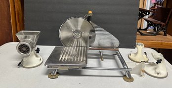 Solingen Quality Manual Meat Slicer And Meat Grinder. KSS/D5