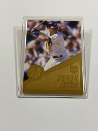 Danbury Mint 22kt Gold Leaf 1999 World Series NY Yankees Derek Jeter Sealed