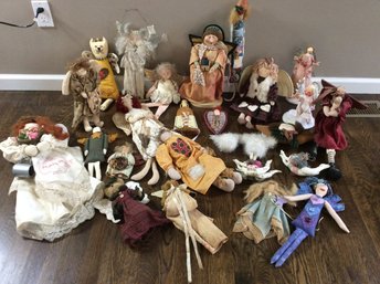 Primitive Doll Lot