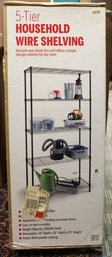 Brand New In Box 5 Tier Household Wire Shelving