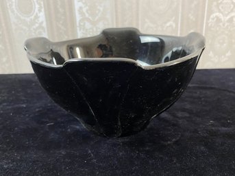 Black Ceramic Dish