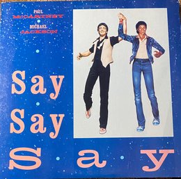 Paul McCartney And Michael Jackson  Say Say Say 12' Album LP 1983