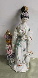 Beautiful 13' Chinese Porcelain Figurine