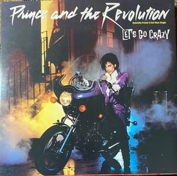 PRINCE - Let's Go Crazy- MAXI SINGLE - 1984 Vinyl 0-20246 - VERY GOOD CONDITION