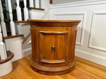 Ethan Allen Tuscany Oval Drum End Table