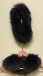 Two Vintage Fur Collars