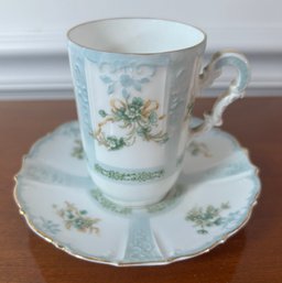 German Cup And Saucer - 3'