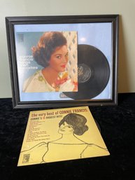 Connie Francis Framed Record And Other LP