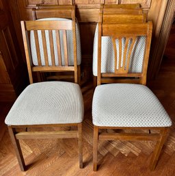 8 Stakmore Solid Wood  Cushioned Folding Chairs In 2 Styles (Set Of 6 & Set Of 2), Made In 2017