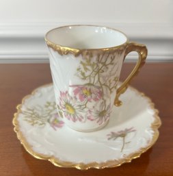 Limoges France Small Cup And Saucer