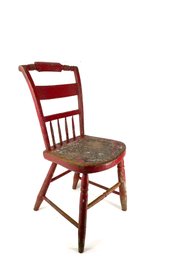 Perfectly Patinated Red Chair