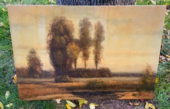 Lovely Oil On Canvas ~ Signed L Stephano ~ Landscape