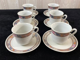 Fena Porzellan 6 Piece Tea Cup Collection