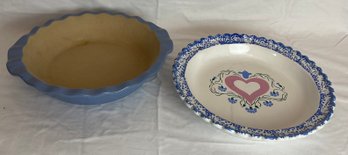 Two Pie Dishes