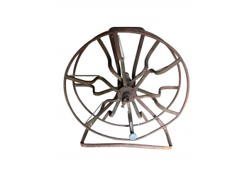 Antique Cast Iron Hose Reel