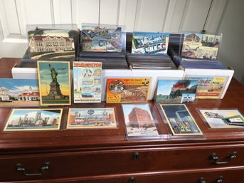 Huge Group Of Vintage / Antique Postcards Over 800 - Hotels, American, Attractions, 50 Year Collection