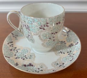 China Cup And Saucer, Unmarked 2.5'