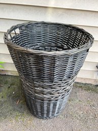 Black Wicker Hamper