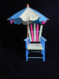 Doll Beach Chair With Umbrella